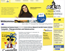 Tablet Screenshot of burghofspiele-friesach.at